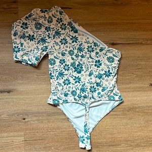 Free People One Shoulder Bodysuit